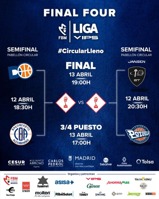 La Liga VIPS femenina designa a los equipos que competirán en la final